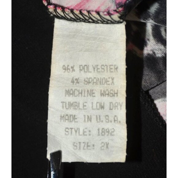 Sole Dione Studio Women's Colorful Animal Leopard Tunic Blouse Top Plus Size 2X - Picture 9 of 10